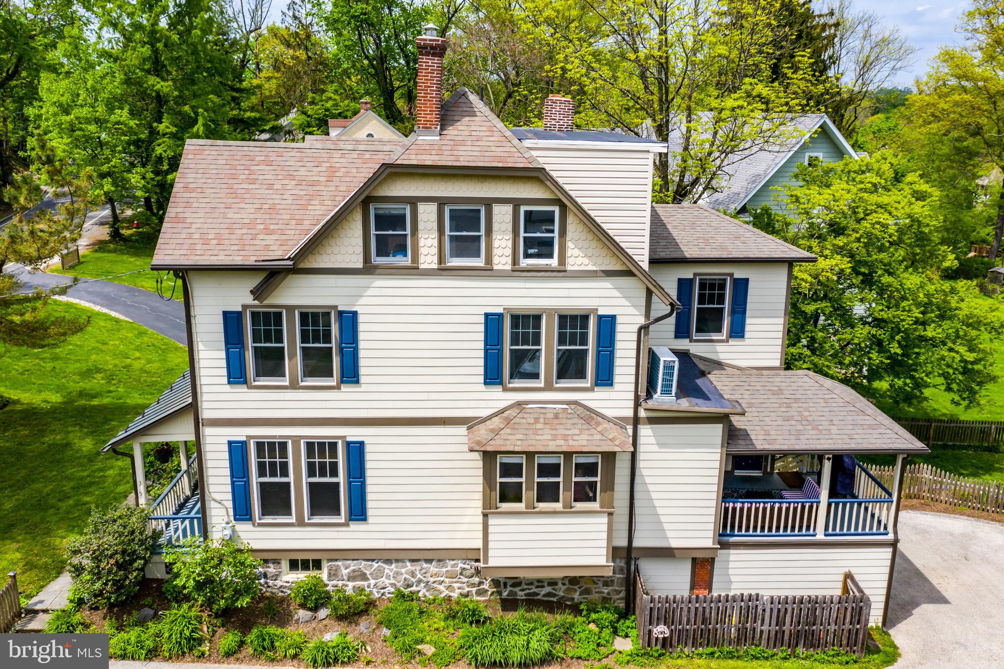 319 Conestoga Road Wayne, PA 19087 - Photo 35 of 37 Aerial side view
