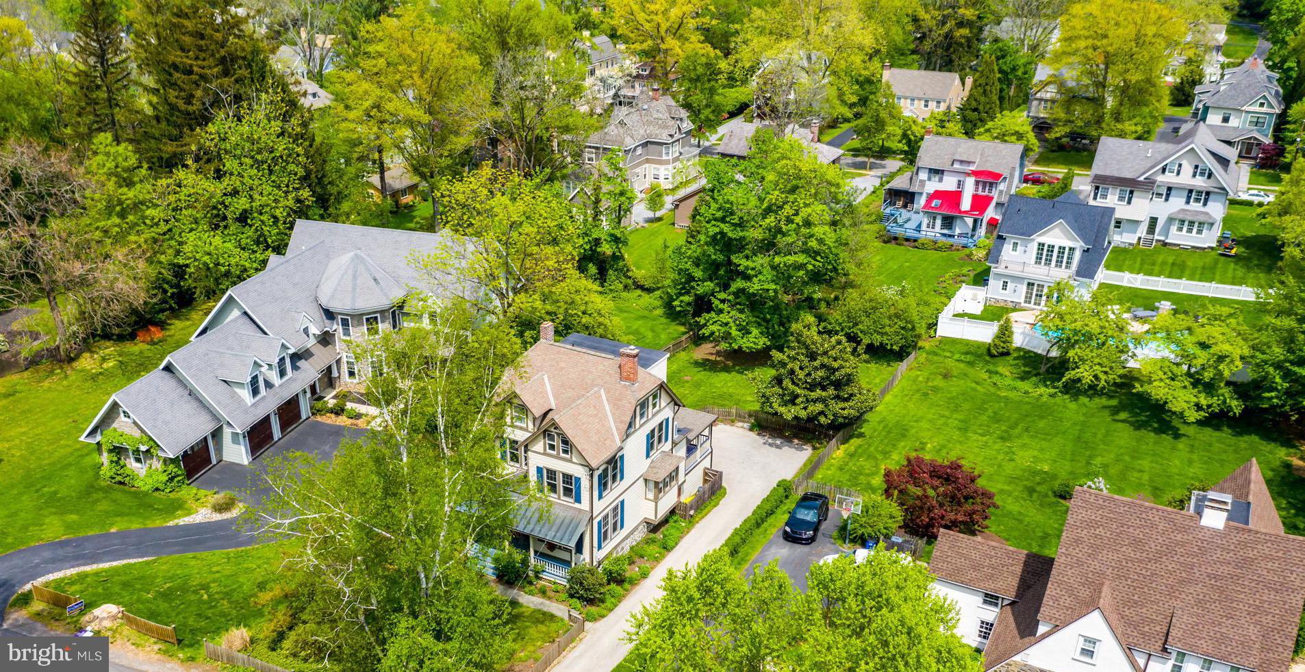 319 Conestoga Road Wayne, PA 19087 - Photo 37 of 37 Aerial view from street