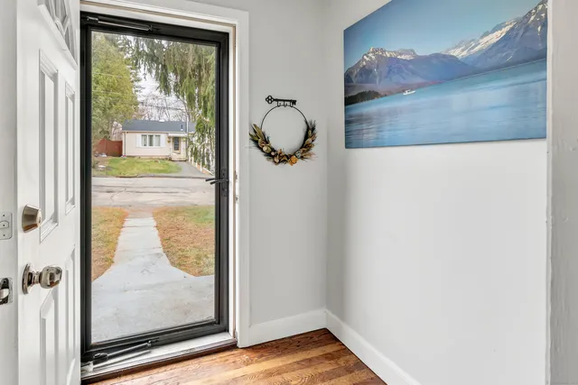 a view of a entryway