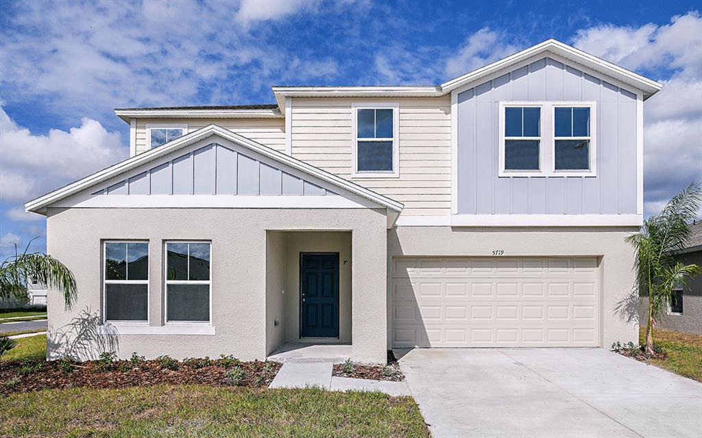 12712 Canter Call Road Lithia, FL 33547 - Photo 1 of 1 a front view of a house with a yard and garage