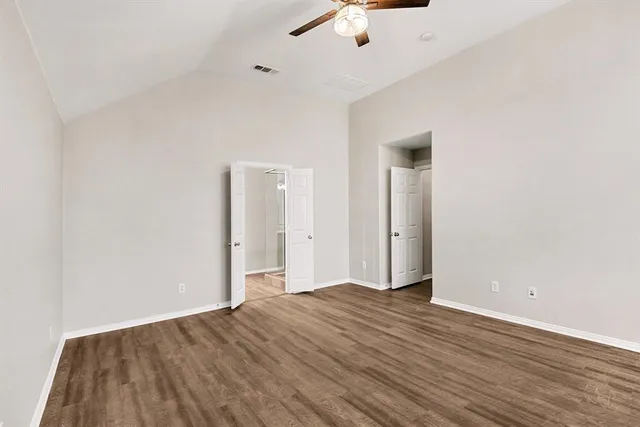 wooden floor in an empty room