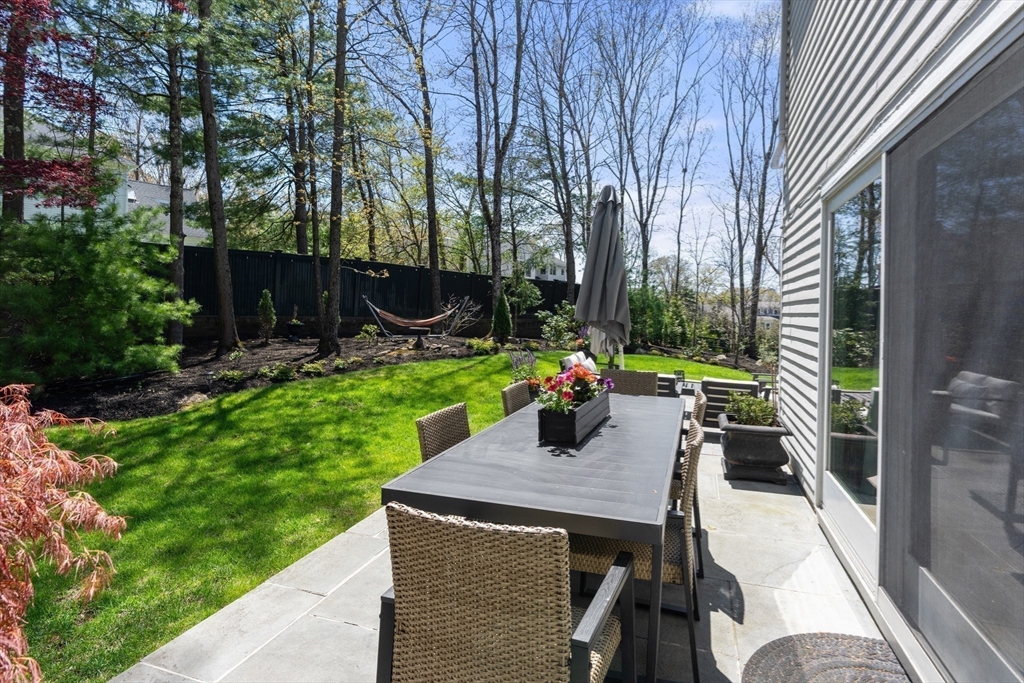 69 Royalston Road Wellesley, MA 02481 - Photo 29 of 31 a view of backyard with seating space and trees