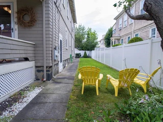 a view of swimming pool with a backyard