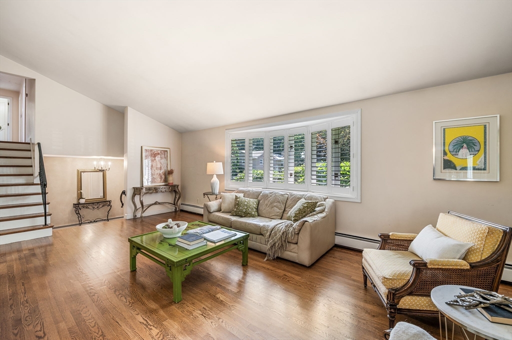 24 Gerald Road Marblehead, MA 01945 - Photo 6 of 37 a living room with furniture and a window