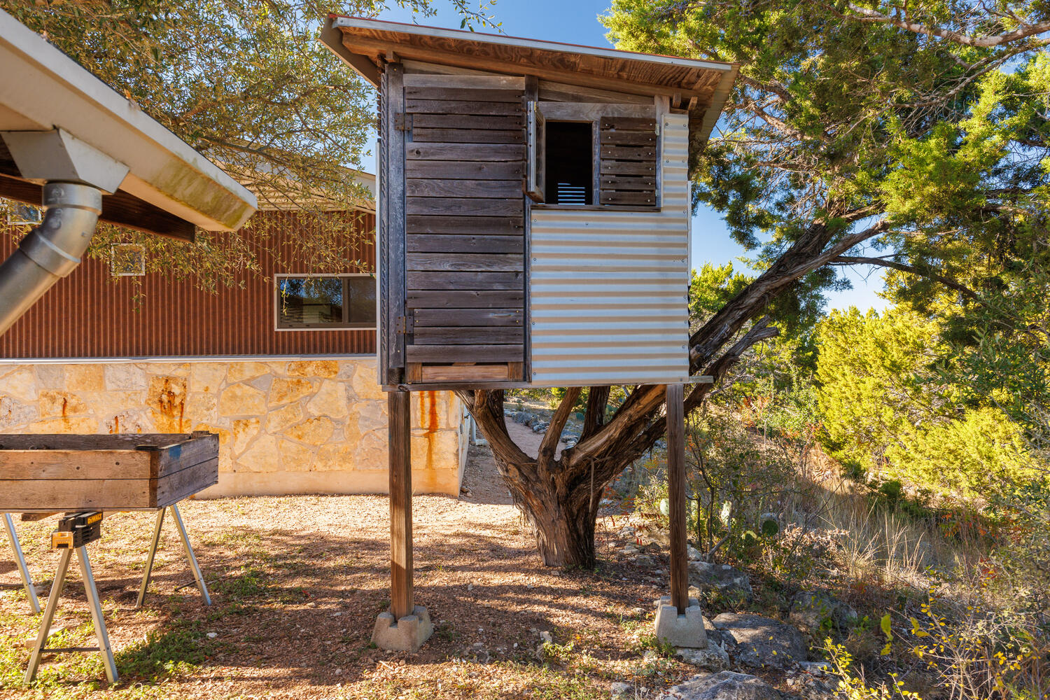650 Angel Fire Drive Dripping Springs, TX 78620 - Photo 28 of 40 a view of a house with backyard and sitting area