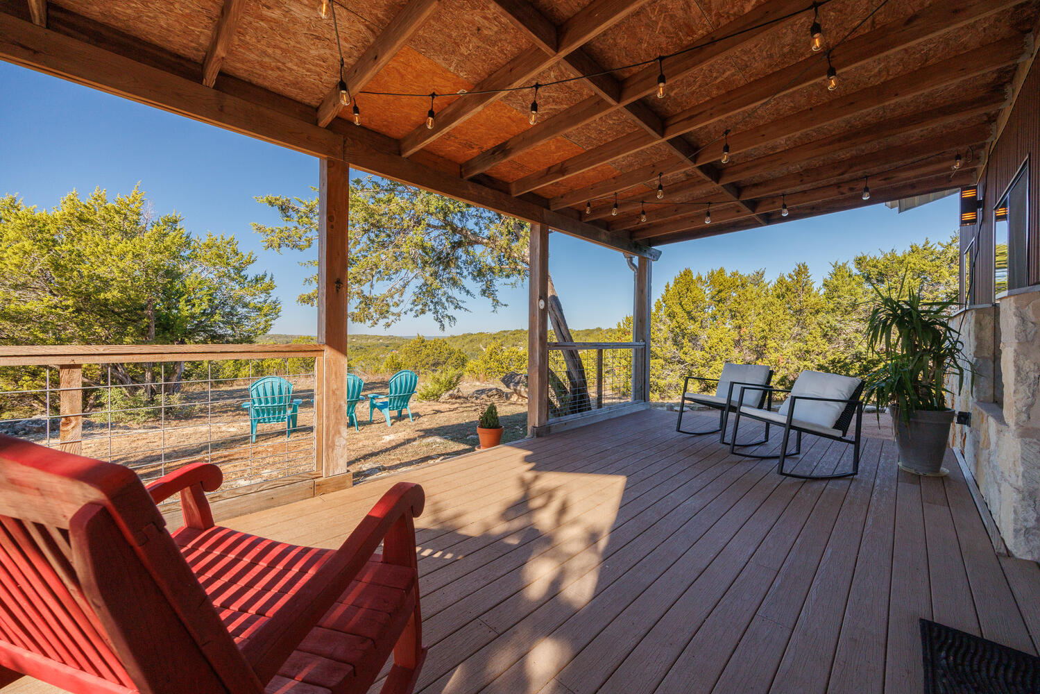 650 Angel Fire Drive Dripping Springs, TX 78620 - Photo 5 of 40 Covered back porch