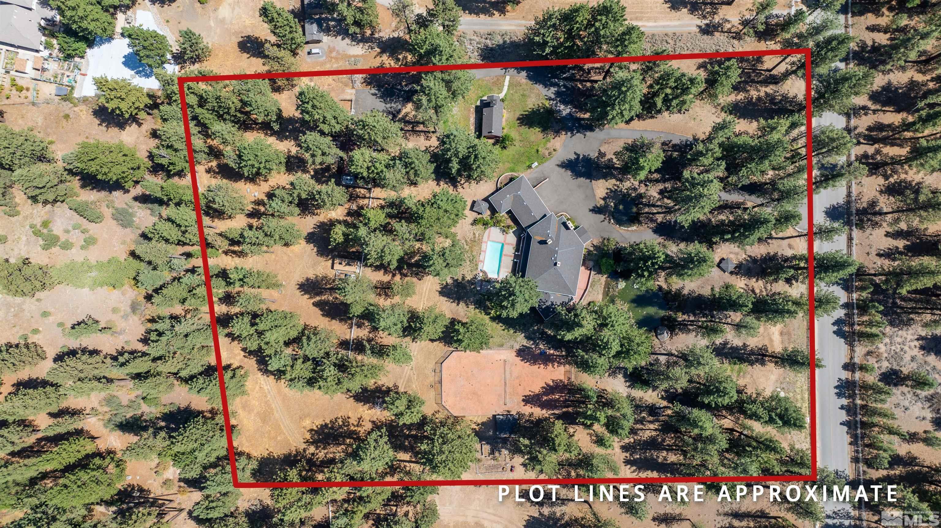 7250 Franktown Road Washoe Valley, NV 89704 - Photo 40 of 40 an aerial view of a house