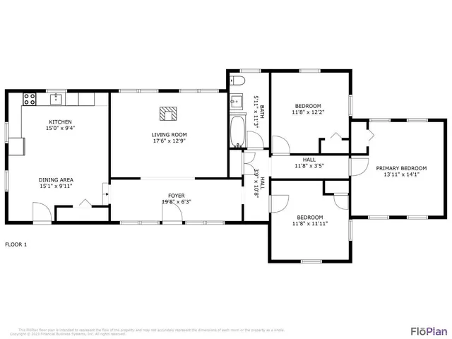 a picture of a floor plan