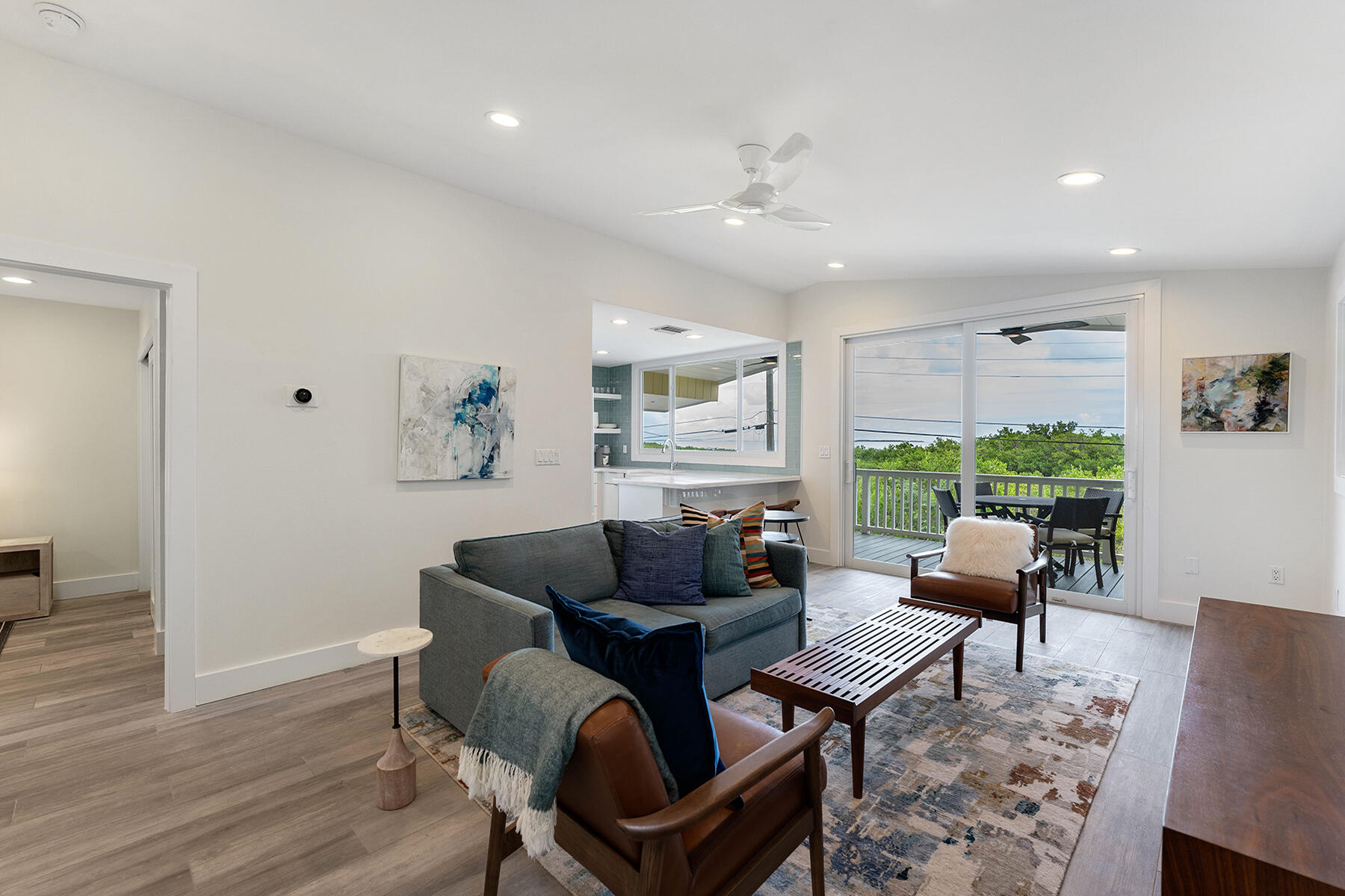 102 South Drive Key Largo, FL 33037 - Photo 3 of 26 a living room with furniture and a large window