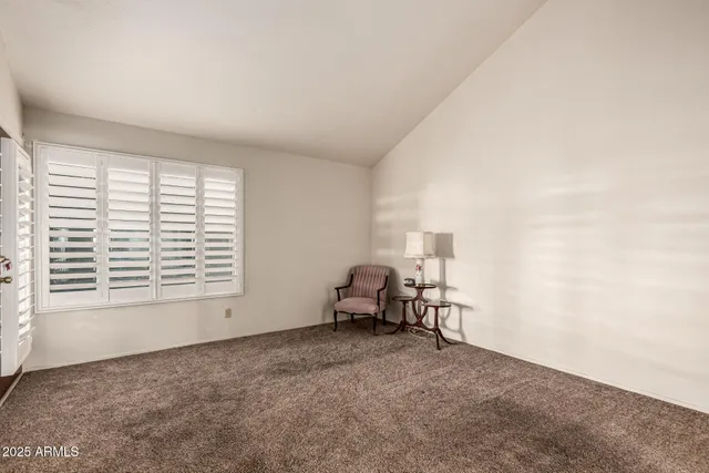 a room with a window