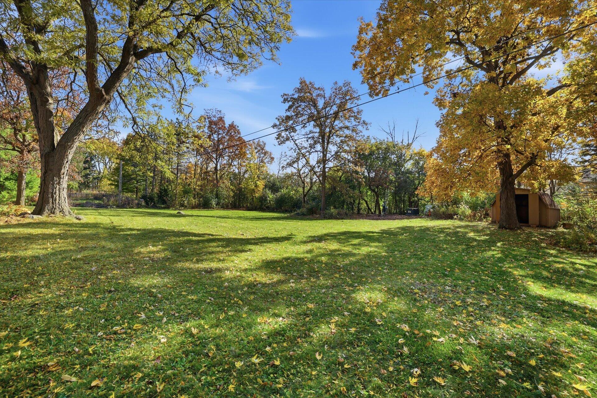 14235 West Maylore Drive New Berlin, WI 53151 - Photo 29 of 40 Back Yard w/Storage Shed