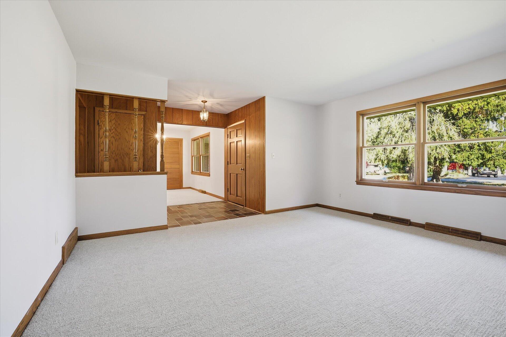 14235 West Maylore Drive New Berlin, WI 53151 - Photo 4 of 40 Living Room w/NEW Carpet & Fresh Paint