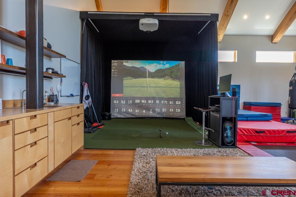 347 Overlook Trail Gunnison, CO 81230 - Photo 39 of 45 a living room with washing machine and garden view