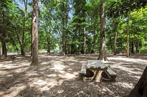 a view of outdoor space with seating area