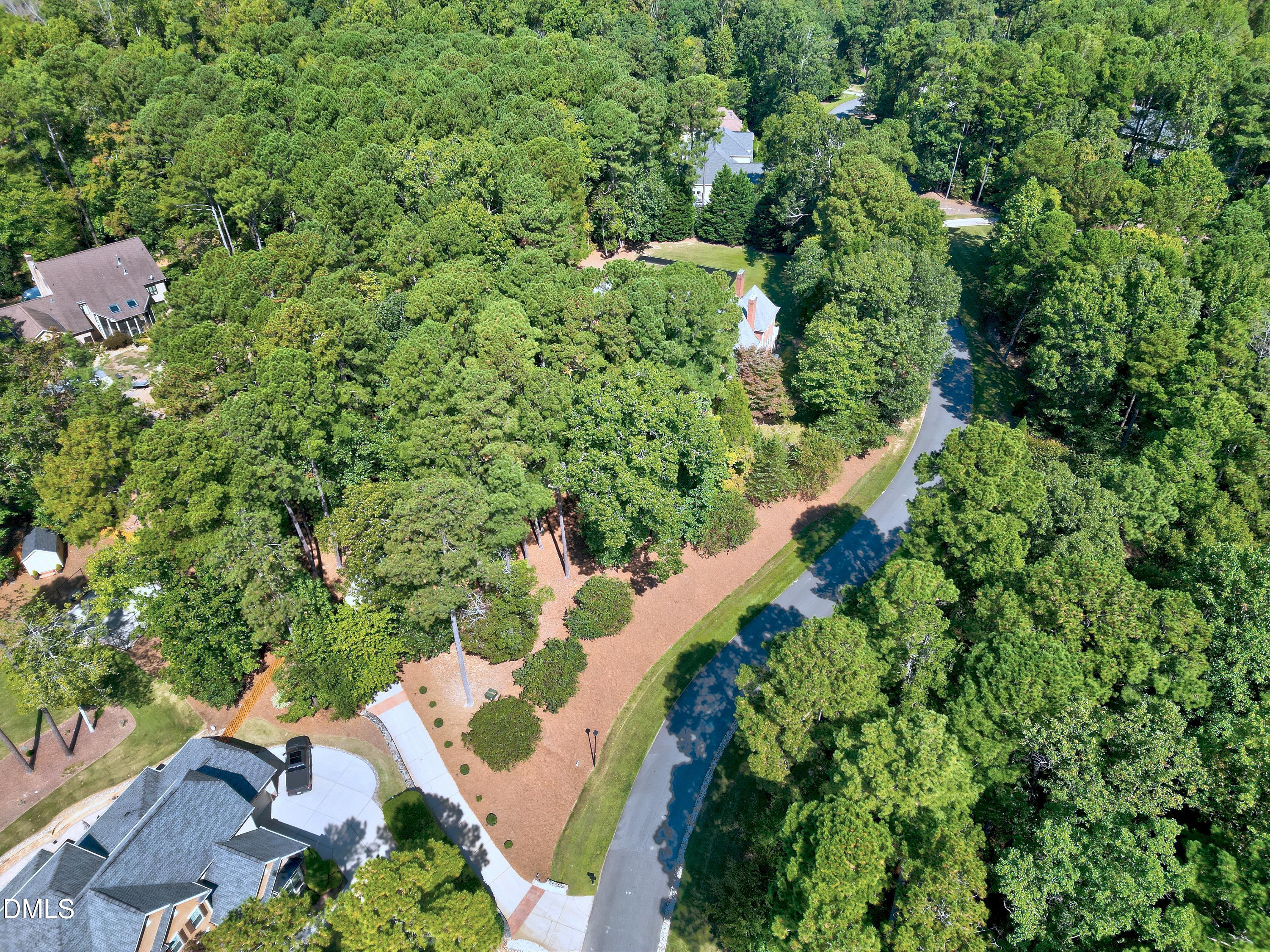 6825 Mactavish Way Raleigh, NC 27613 - Photo 76 of 100 an aerial view of a house with a yard