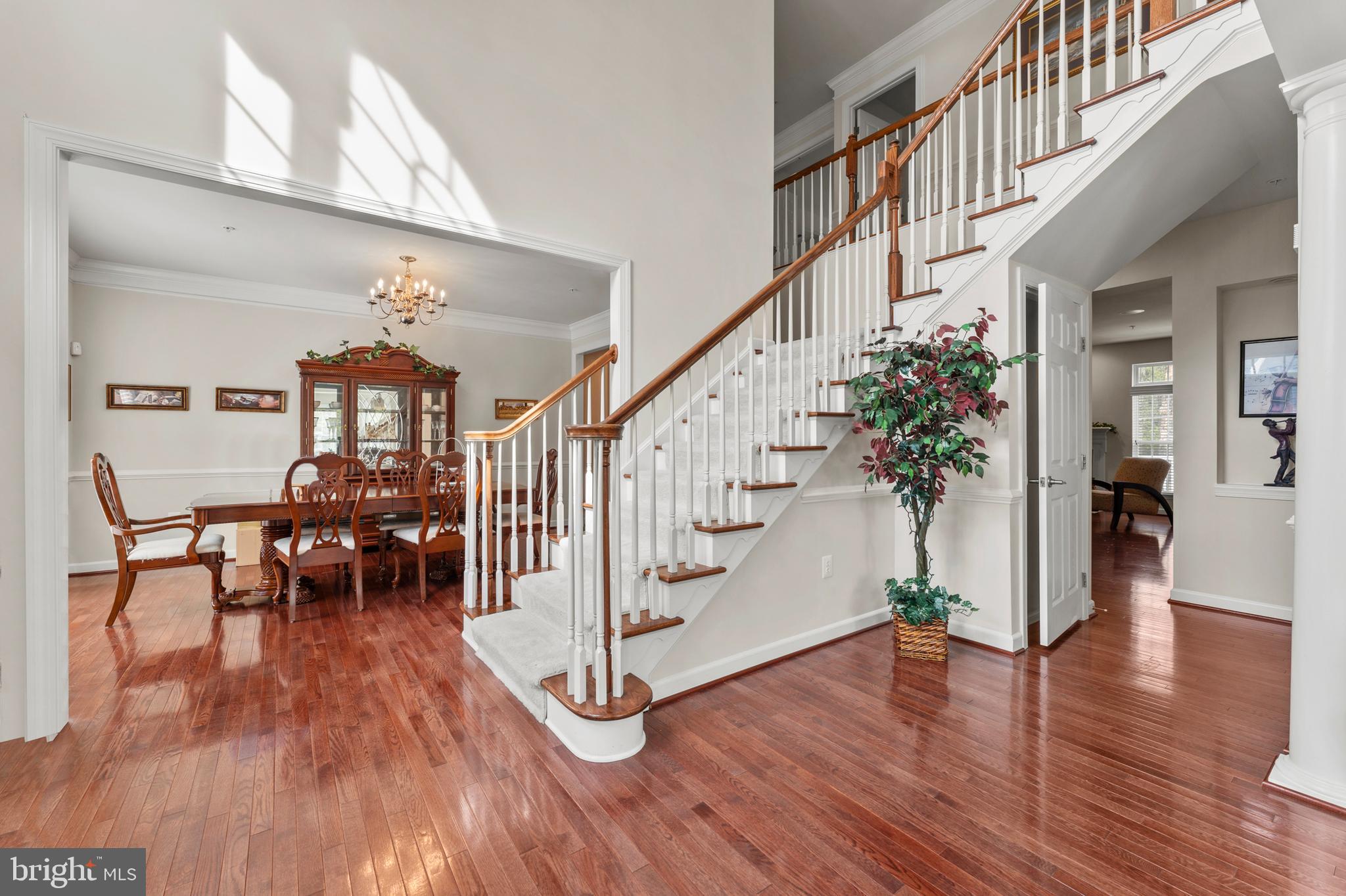 10916 Sir Paul Place Clinton, MD 20735 - Photo 14 of 66 a view of entryway livingroom and hall with wooden floor