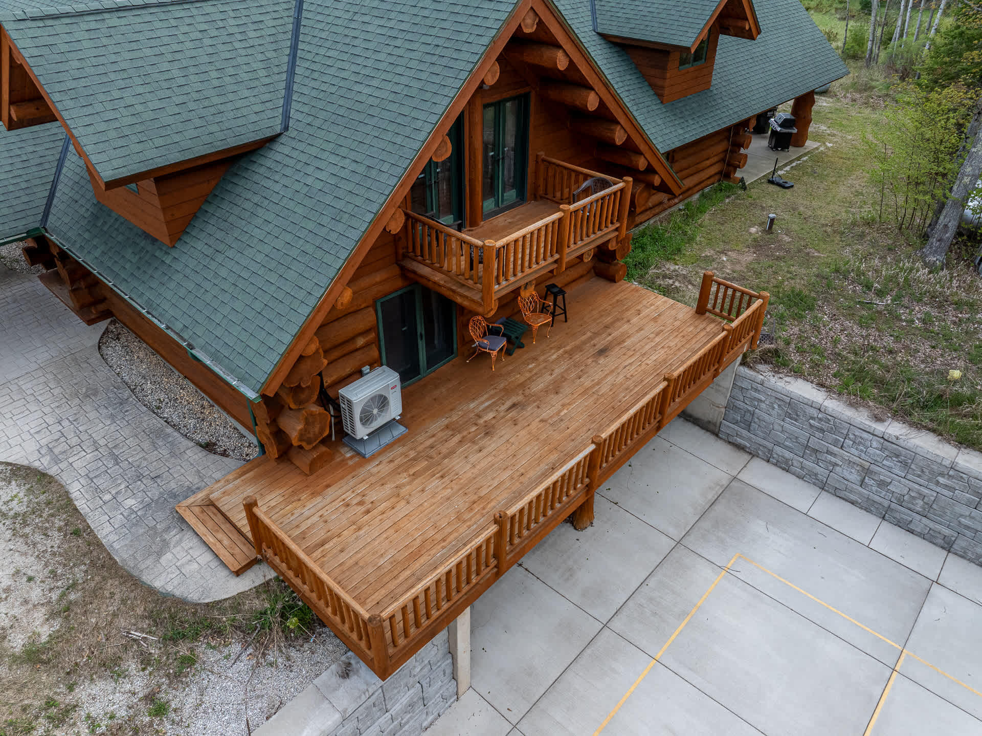 9060 Wandering Road Gibraltar, WI 54212 - Photo 3 of 37 Deck View