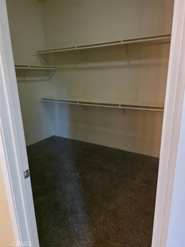 a close view of closet