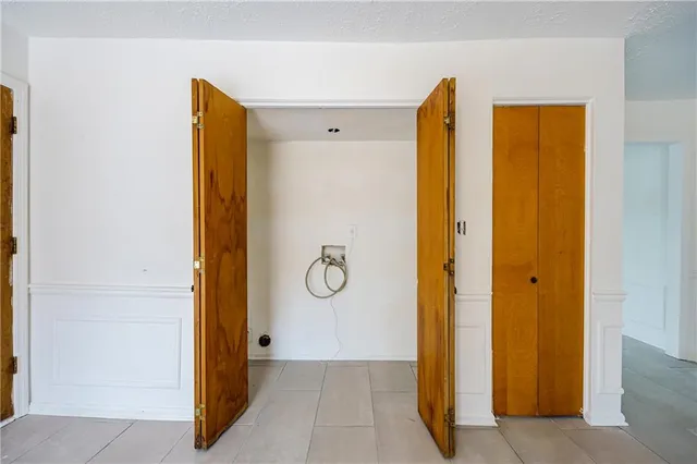 a view of a bathroom with a glass door