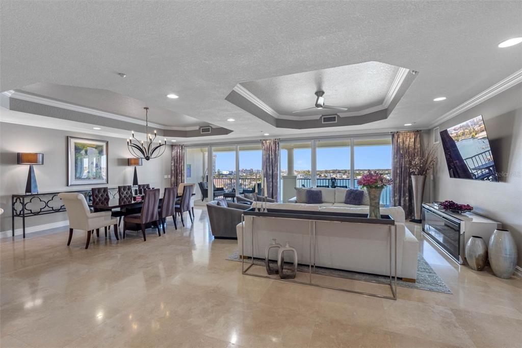 17717 Gulf Boulevard, Unit 702 Redington Shores, FL 33708 - Photo 14 of 99 a view of a dining room with furniture window and outside view