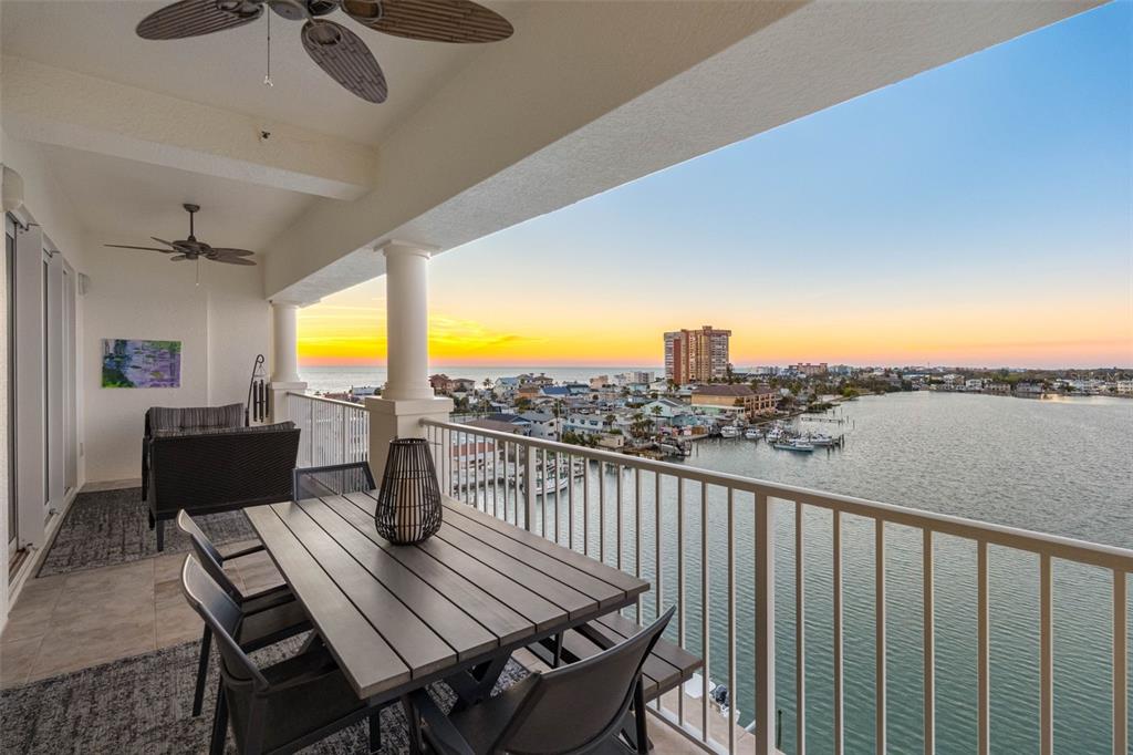 17717 Gulf Boulevard, Unit 702 Redington Shores, FL 33708 - Photo 6 of 99 a view of a balcony with furniture