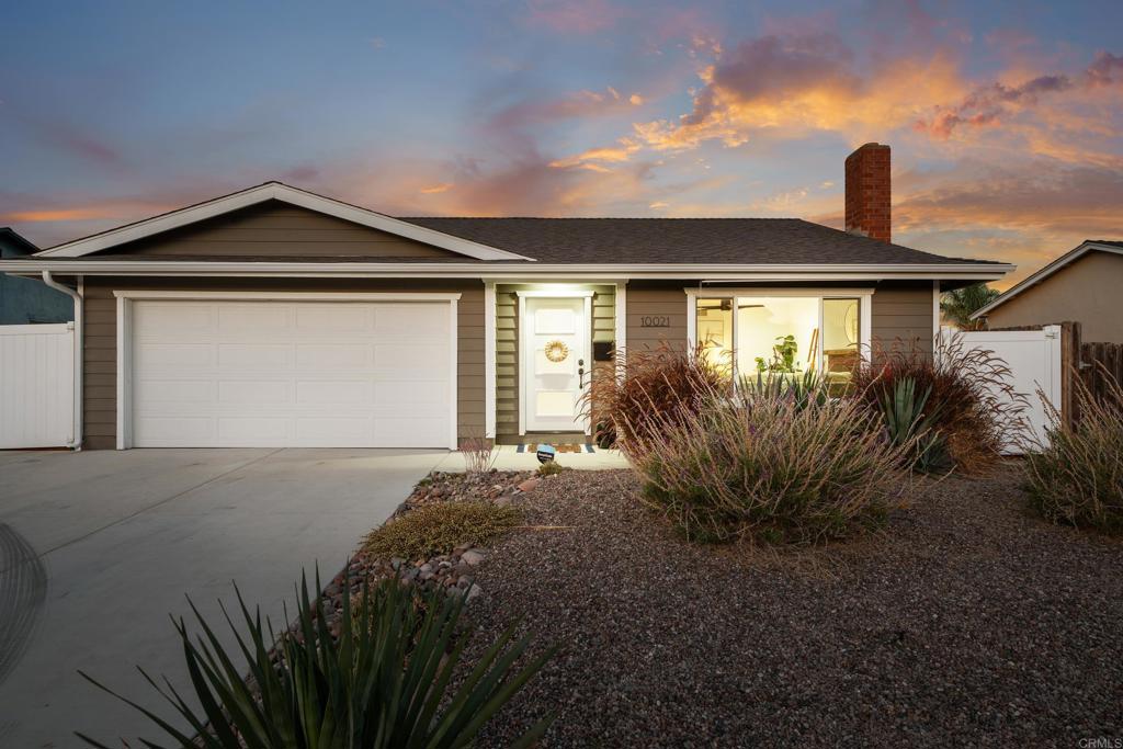 10021 Allenwood Way Santee, CA 92071 - Photo 25 of 28 a front view of a house with garden