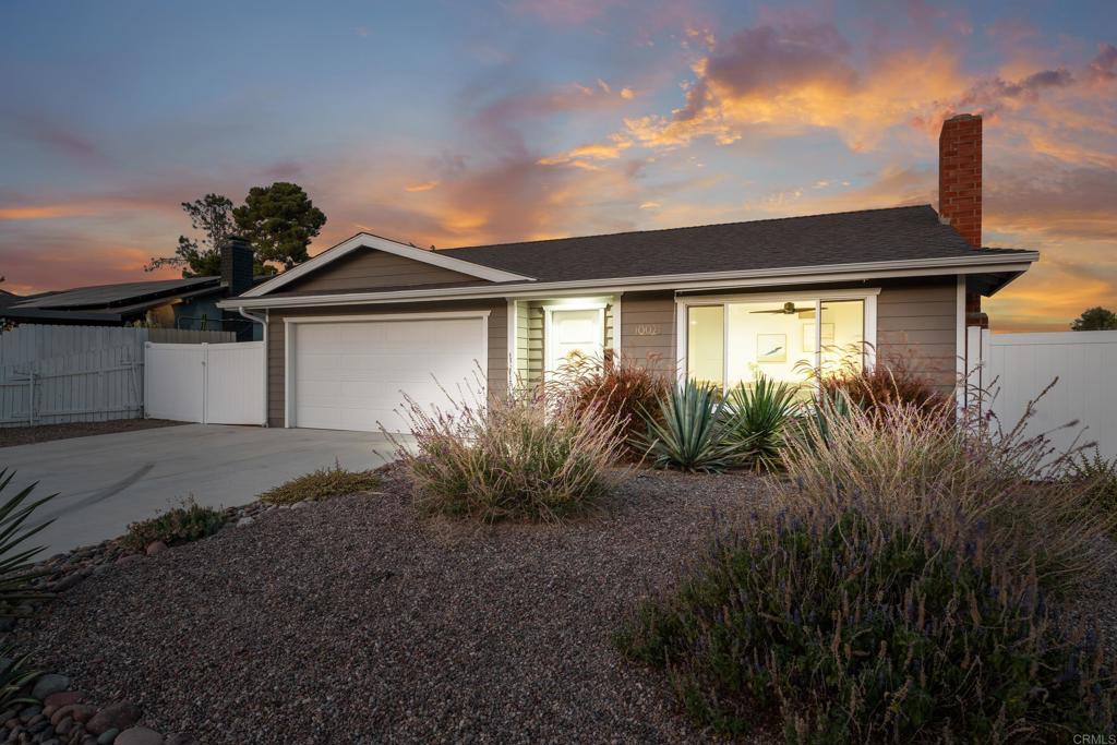 10021 Allenwood Way Santee, CA 92071 - Photo 26 of 28 a front view of a house with garden