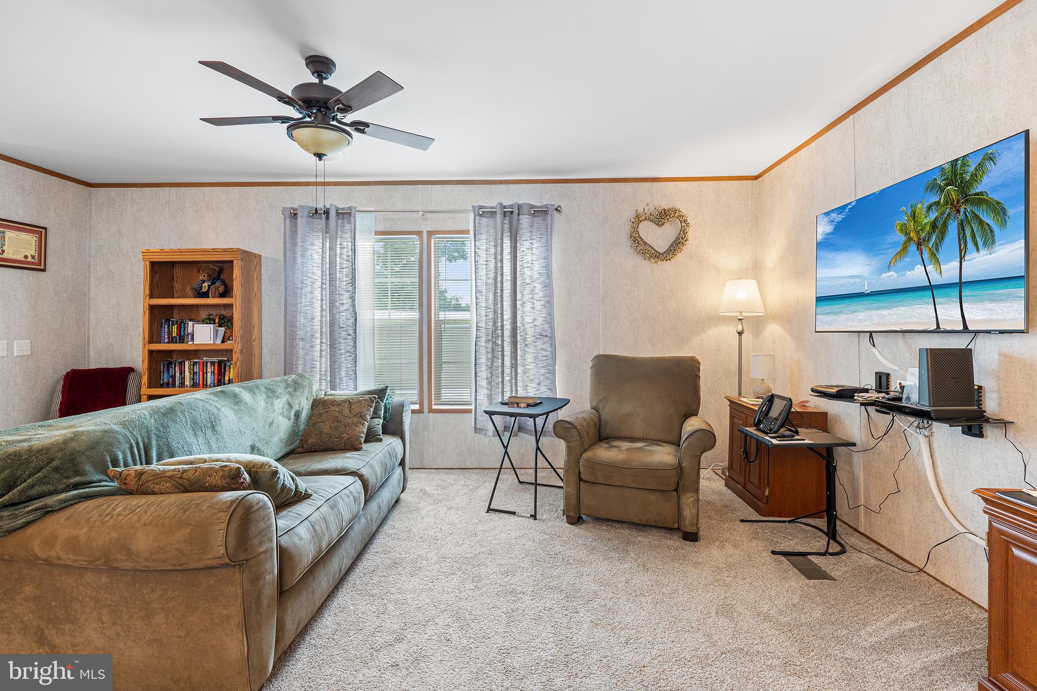 474 Barrington Road Macungie, PA 18062 - Photo 16 of 28 a living room with furniture and a flat screen tv