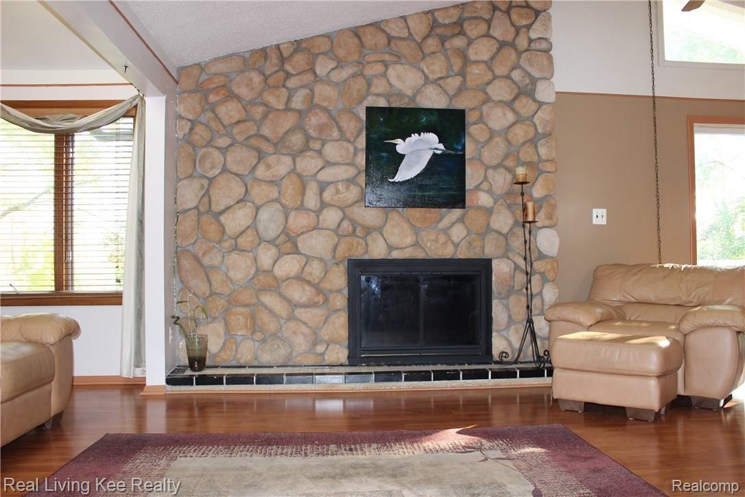 4620 Durham Road Utica, MI 48317 - Photo 5 of 38 Cozy up in front of this natural fireplace and relax with a good book.