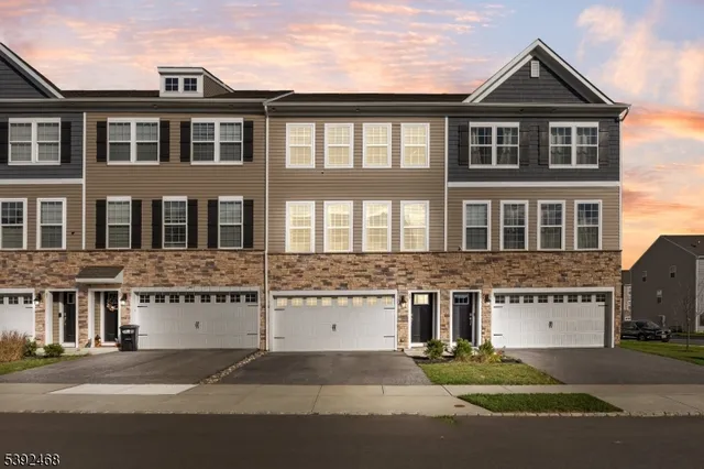 a front view of residential building