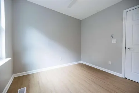 wooden floor in an empty room