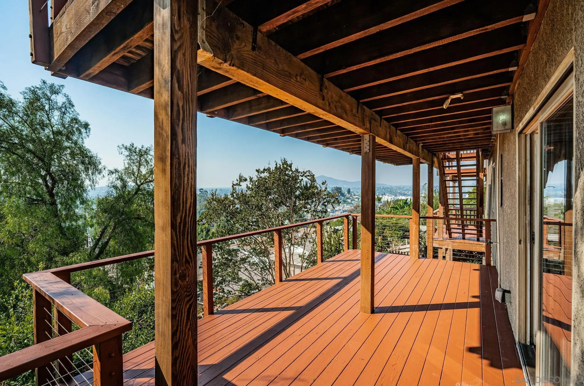 8046 Pasadena Avenue La Mesa, CA 91941 - Photo 24 of 32 a view of balcony with wooden floor