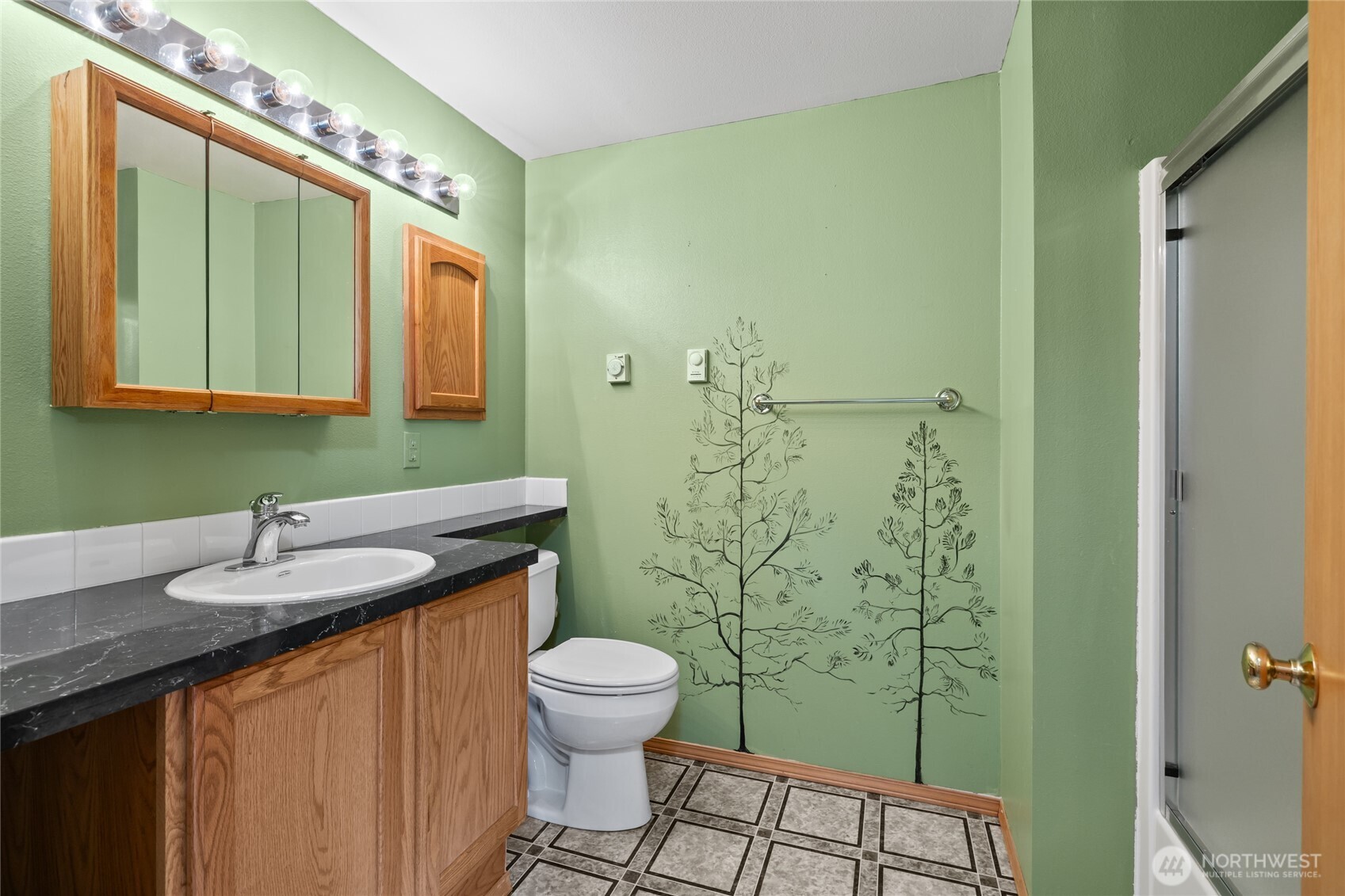 250 Danko Road Cle Elum, WA 98922 - Photo 37 of 38 a bathroom with a granite countertop sink toilet and shower