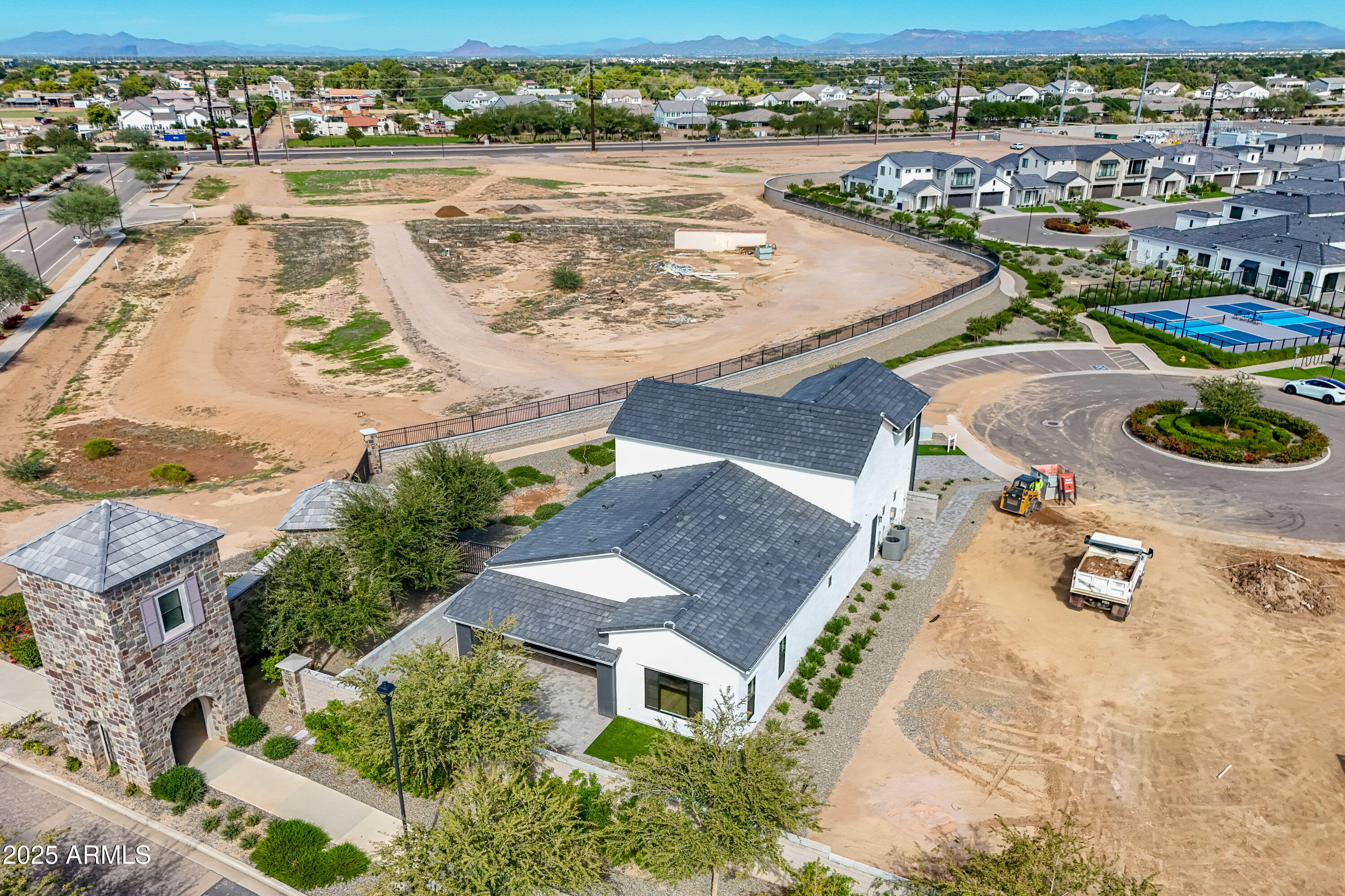 3326 South Stuart Court Gilbert, AZ 85297 - Photo 64 of 88 an aerial view of a house with outdoor space