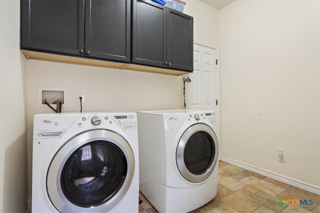5306 Denmans Loop Belton, TX 76513 - Photo 19 of 46 a close up view of a washer and dryer
