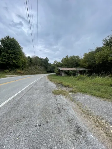 a view of a lake with houses