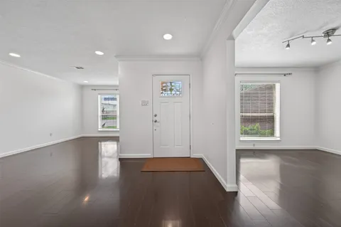 a view of livingroom with hardwood