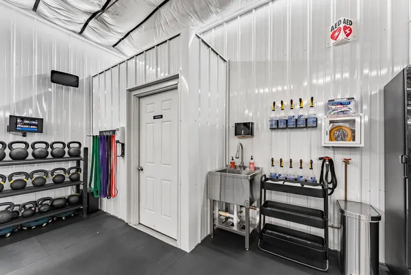 a view of storage and utility room