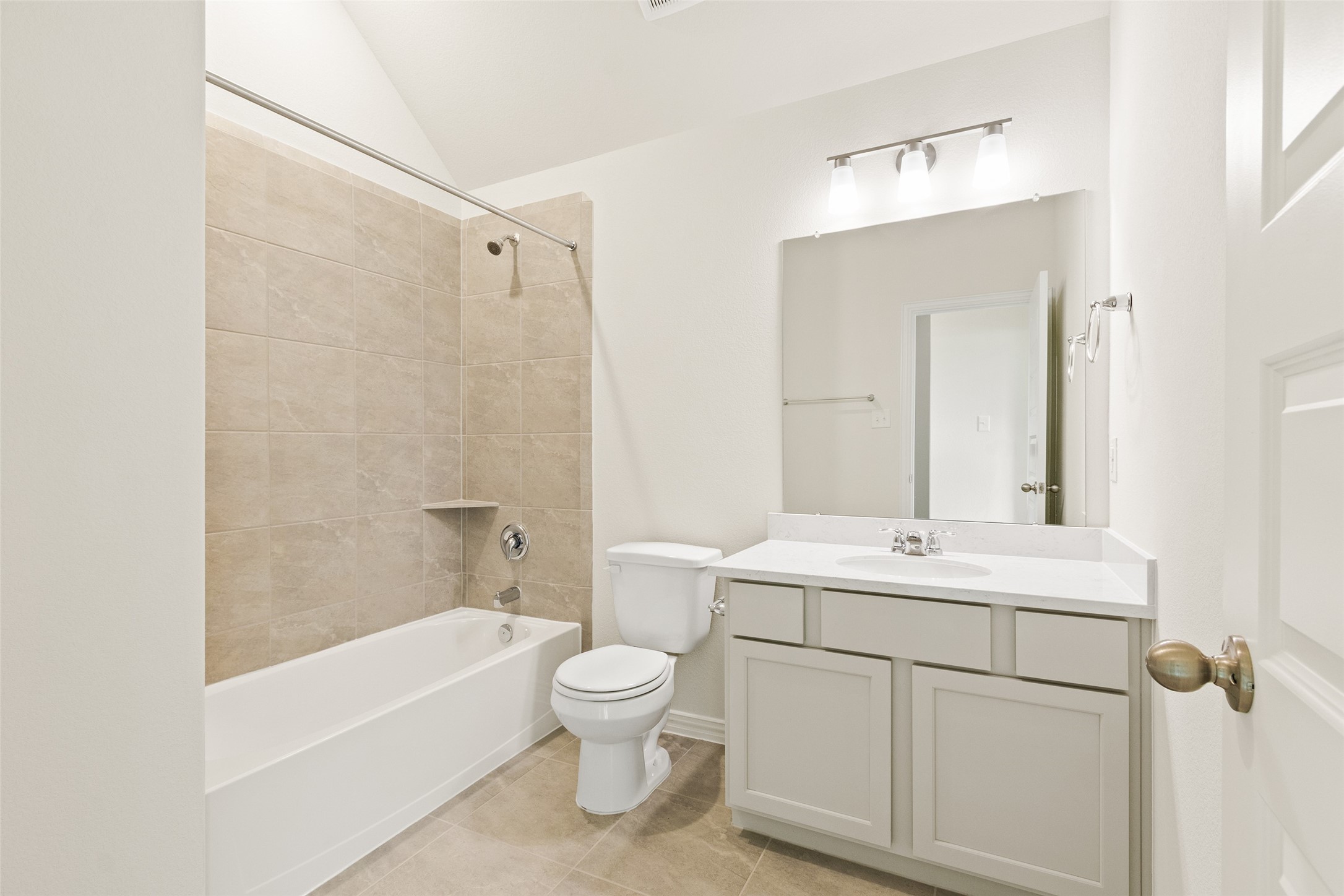 431 Fields Forest Lane Dayton, TX 77535 - Photo 28 of 36 a bathroom with a sink toilet vanity and shower