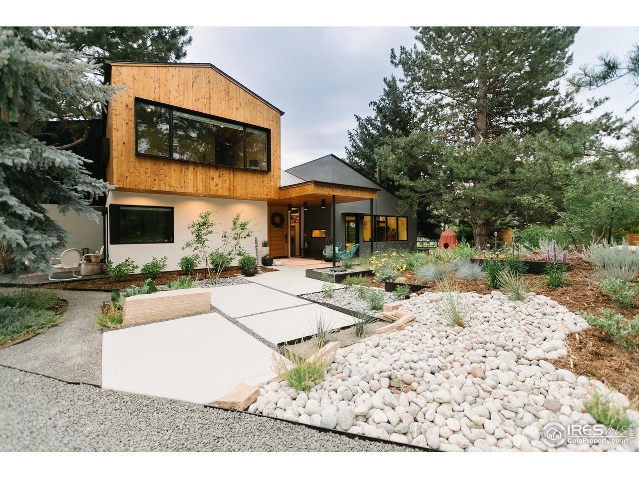 a view of a volley ball court