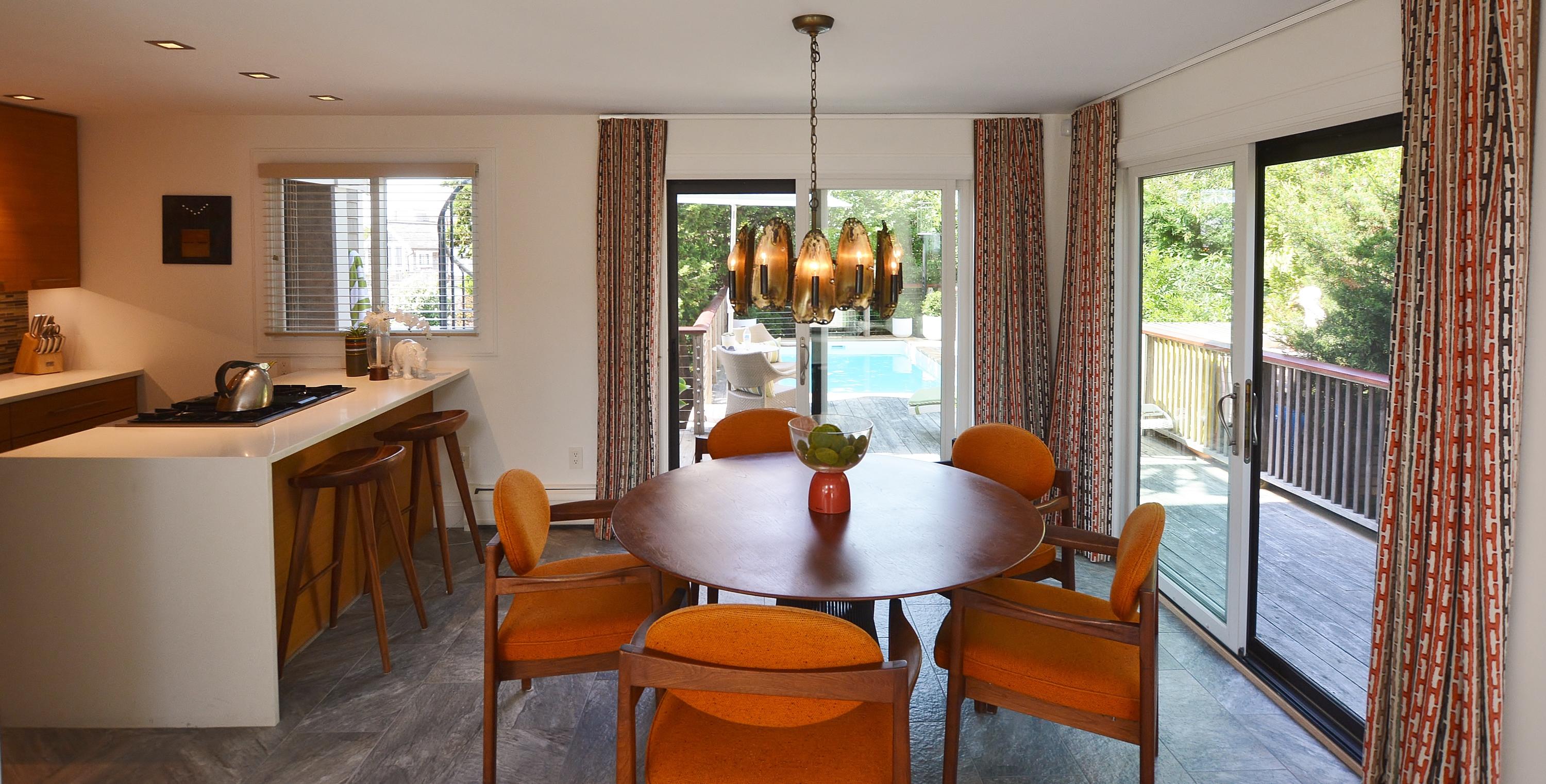 52 R Point Street Provincetown, MA 02657 - Photo 20 of 53 a view of a dining room with furniture window and outside view