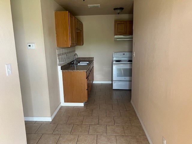 1226 North 5th Street, Unit 3 Kingsville, TX 78363 - Photo 5 of 10 a view of a kitchen with a sink and dishwasher
