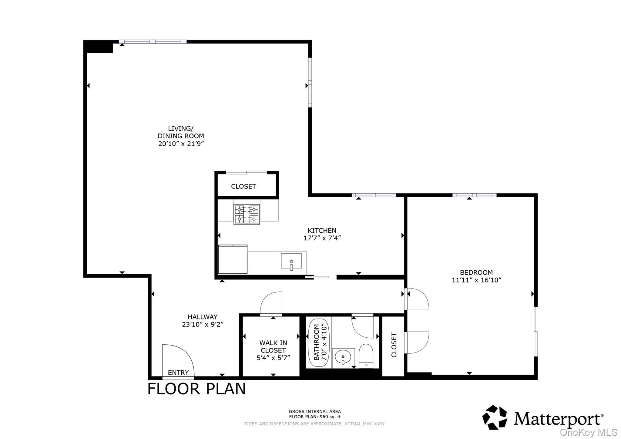 99-35 59th Avenue, Unit 4E Queens, NY 11368 - Photo 22 of 22 View of home floor plan