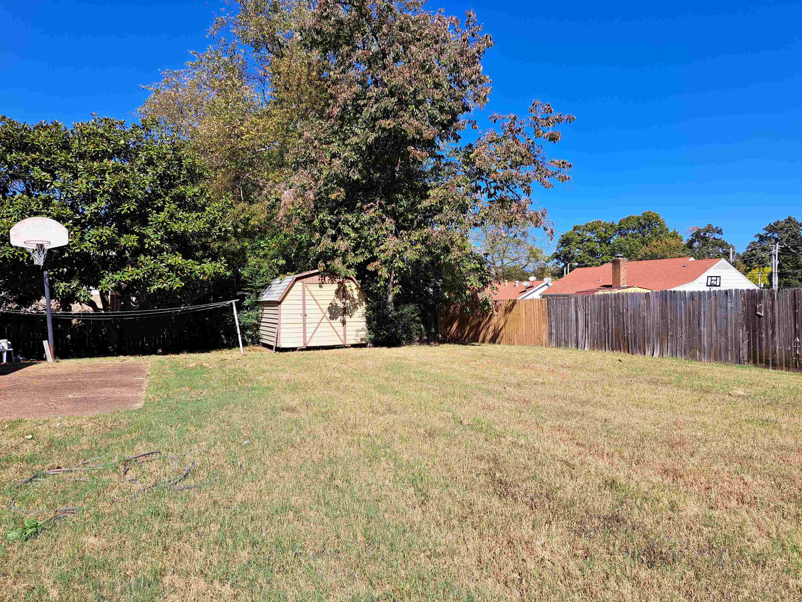 3154 Raleigh Ridge Drive Memphis, TN 38128 - Photo 18 of 18 a backyard of a house with lots of green space