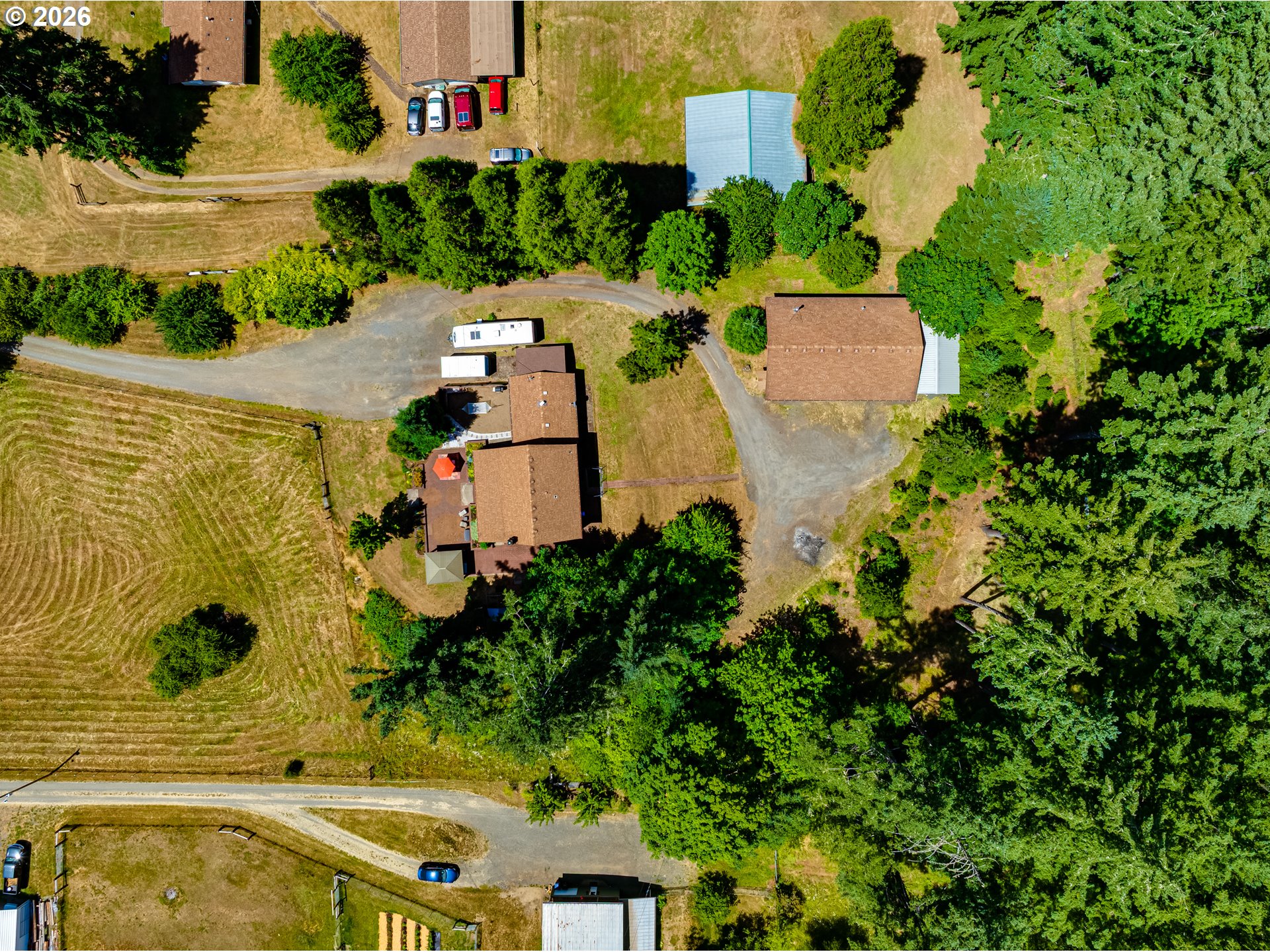38481 Cartwright Creek Road Marcola, OR 97454 - Photo 37 of 46 Drone View/UAV