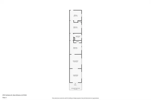 $1,000 | 2751 Verbena Street, New Orleans, LA 70122