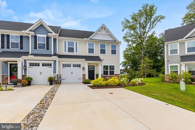 a view of a park with large trees and a big yard