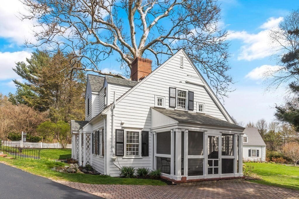 6 Lantern Lane Winchester, MA 01890 - Photo 35 of 40 a view of residential houses with yard and green space
