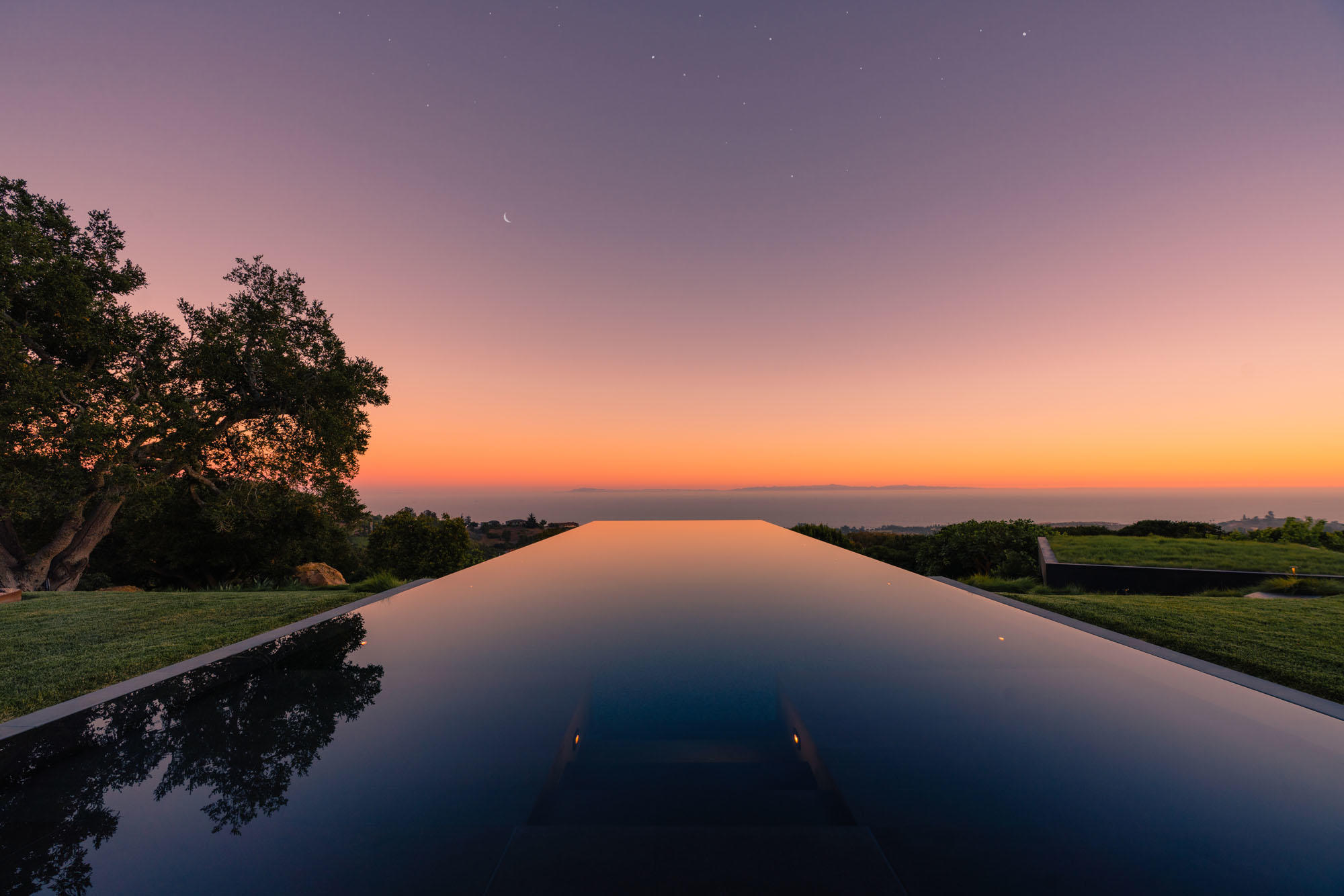 2955 East Valley Road Santa Barbara, CA 93108 - Photo 27 of 31 Pool at Twilight