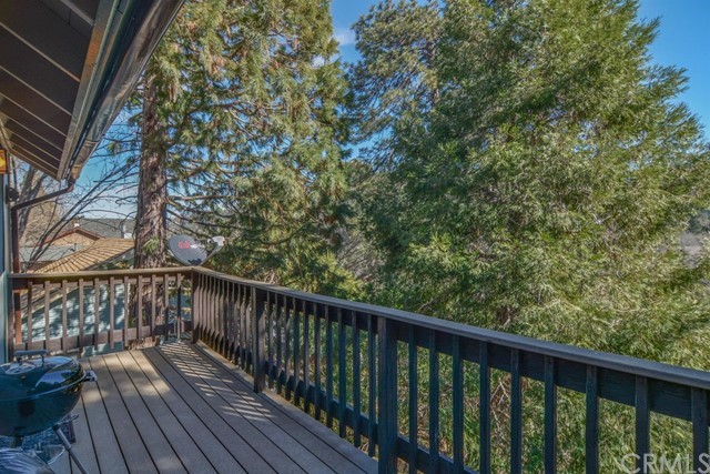 347 Donner Drive Crestline, CA 92325 - Photo 11 of 27 a view of balcony with wooden floor